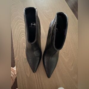 NWOT MARC FISHER Black Ankle Boots